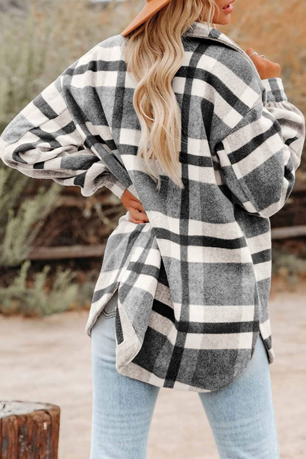 Everly Plaid Shacket | Multi