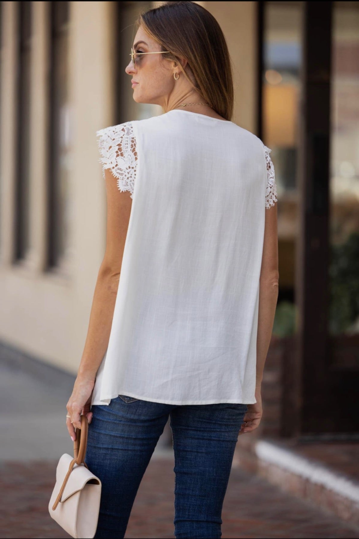 Melrose Place Top | White