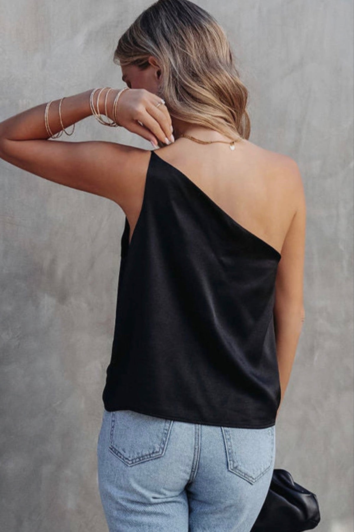 Cold Shoulder Top | Black