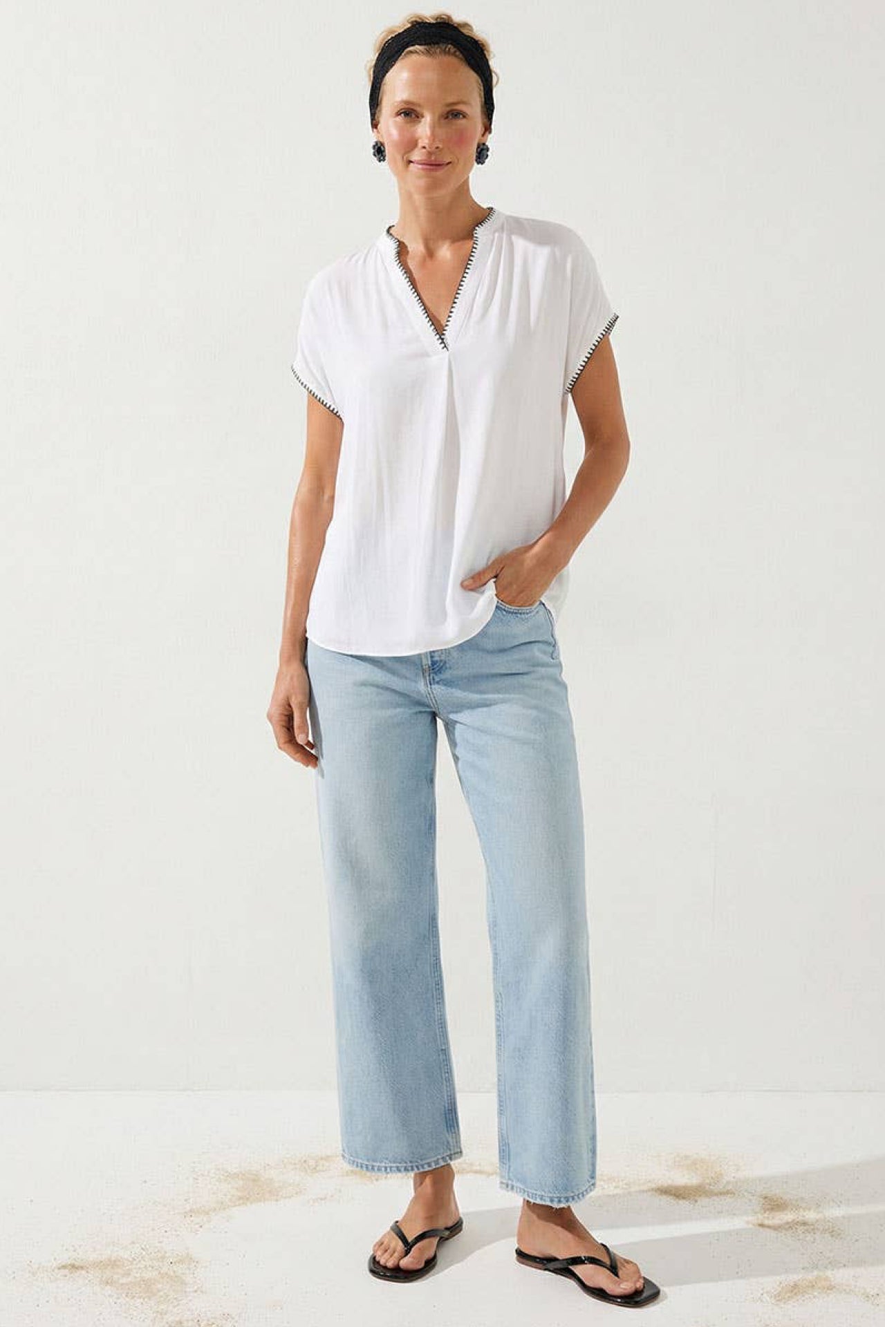 Let’s Be Friends Top | White